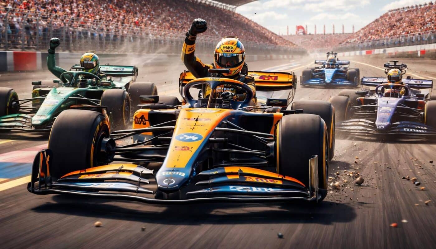 découvrez le résumé intense du grand prix des pays-bas : norris en tête, hülkenberg surprend, lawson affronte ses défis, alonso renaît, tandis que haas et williams rencontrent encore des difficultés.