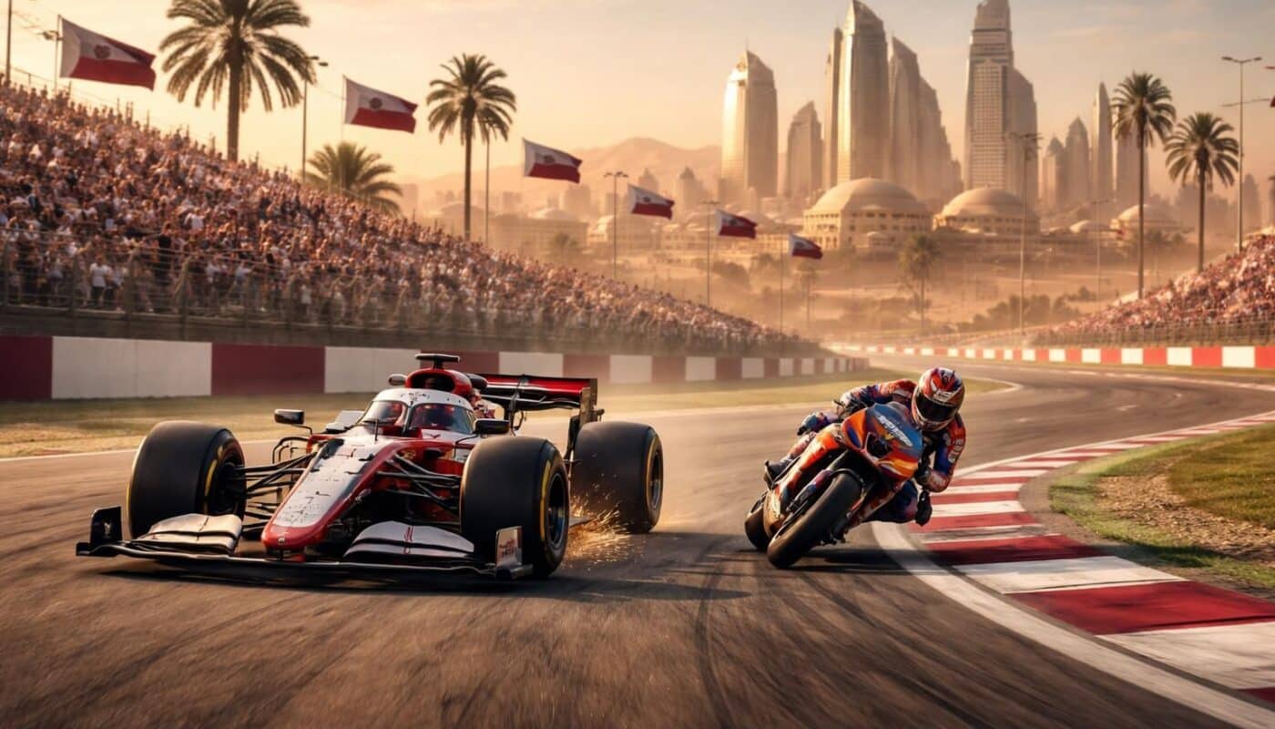 le qatar poursuit son ambition d'accueillir les prestigieux grands prix de formule 1 et de moto gp, renforçant sa position dans le monde du sport automobile.