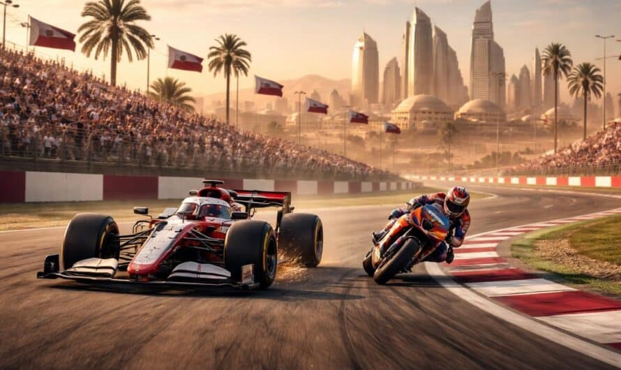 le qatar poursuit son ambition d'accueillir les prestigieux grands prix de formule 1 et de moto gp, renforçant sa position dans le monde du sport automobile.