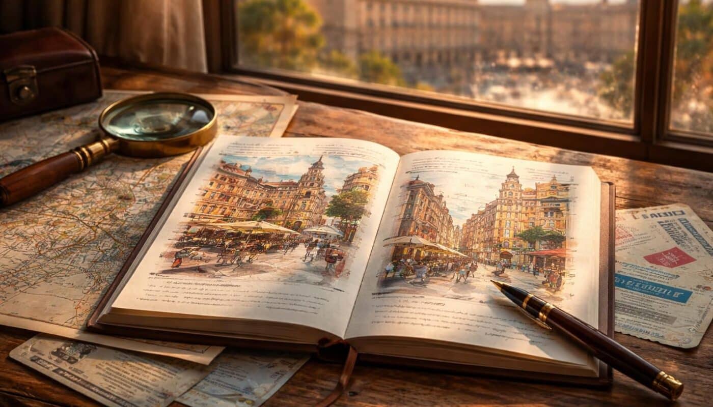 découvrez les impressions et les secrets d'un carnet de voyage madrilène, plongeant au cœur de madrid à travers récits, découvertes et moments authentiques.