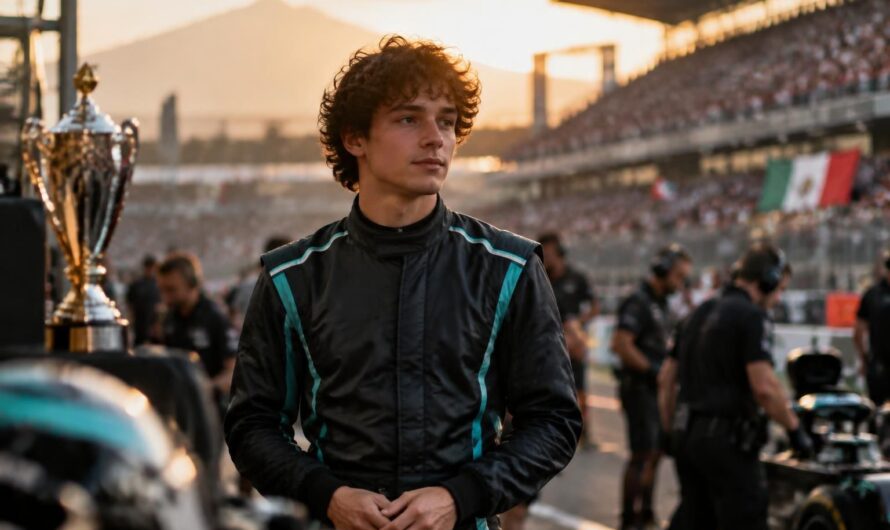 à l’approche du grand prix du mexique, kimi antonelli reste étonnamment serein, malgré un sacre qui semble désormais à portée de main.