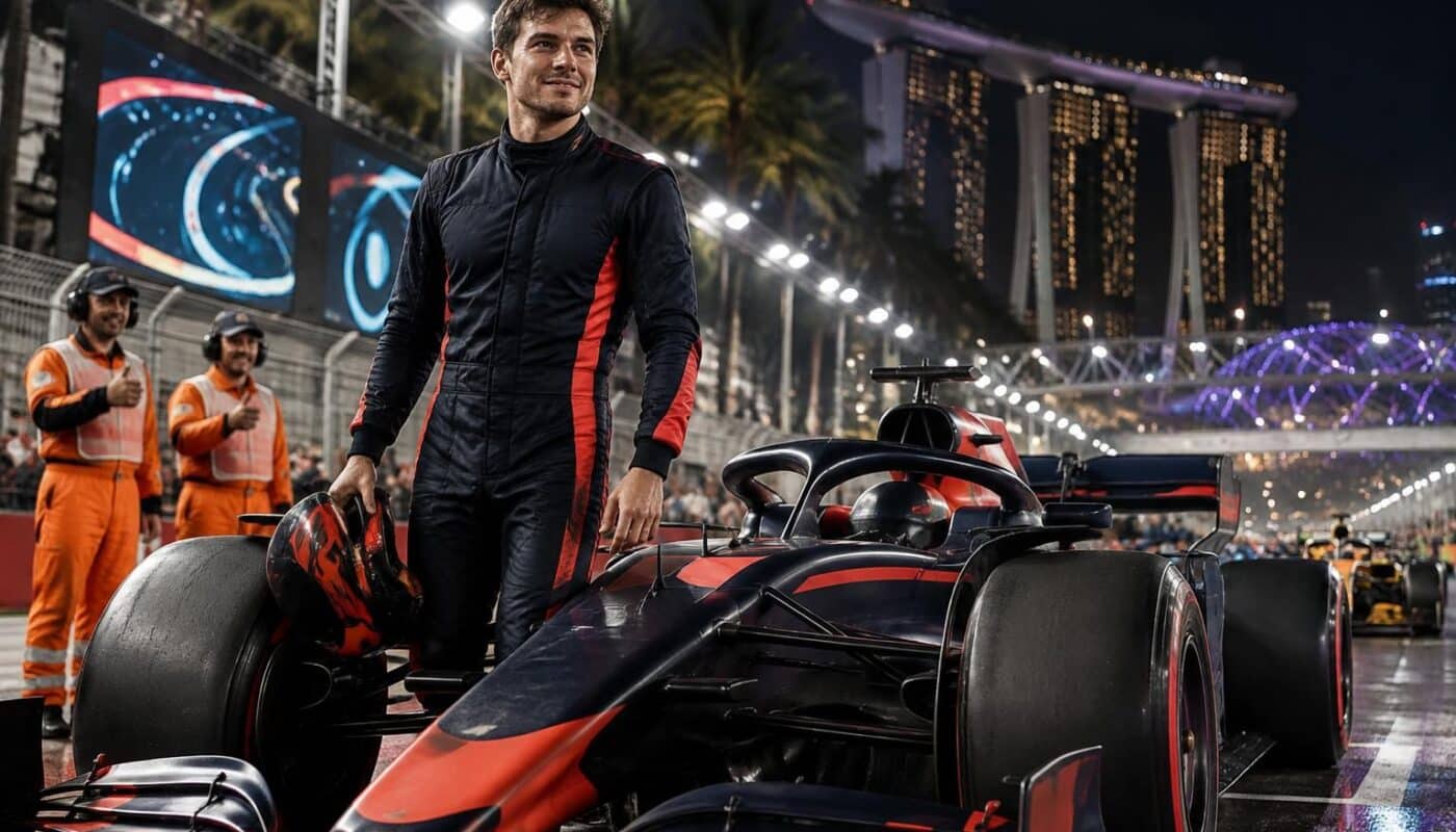blanchi par les commissaires après enquête, max verstappen conserve la pole position pour la course sprint du grand prix de singapour.