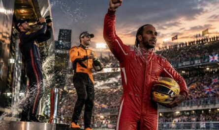 lewis hamilton signe une remontée spectaculaire et décroche une place sur le podium au terme d’une course riche en rebondissements.