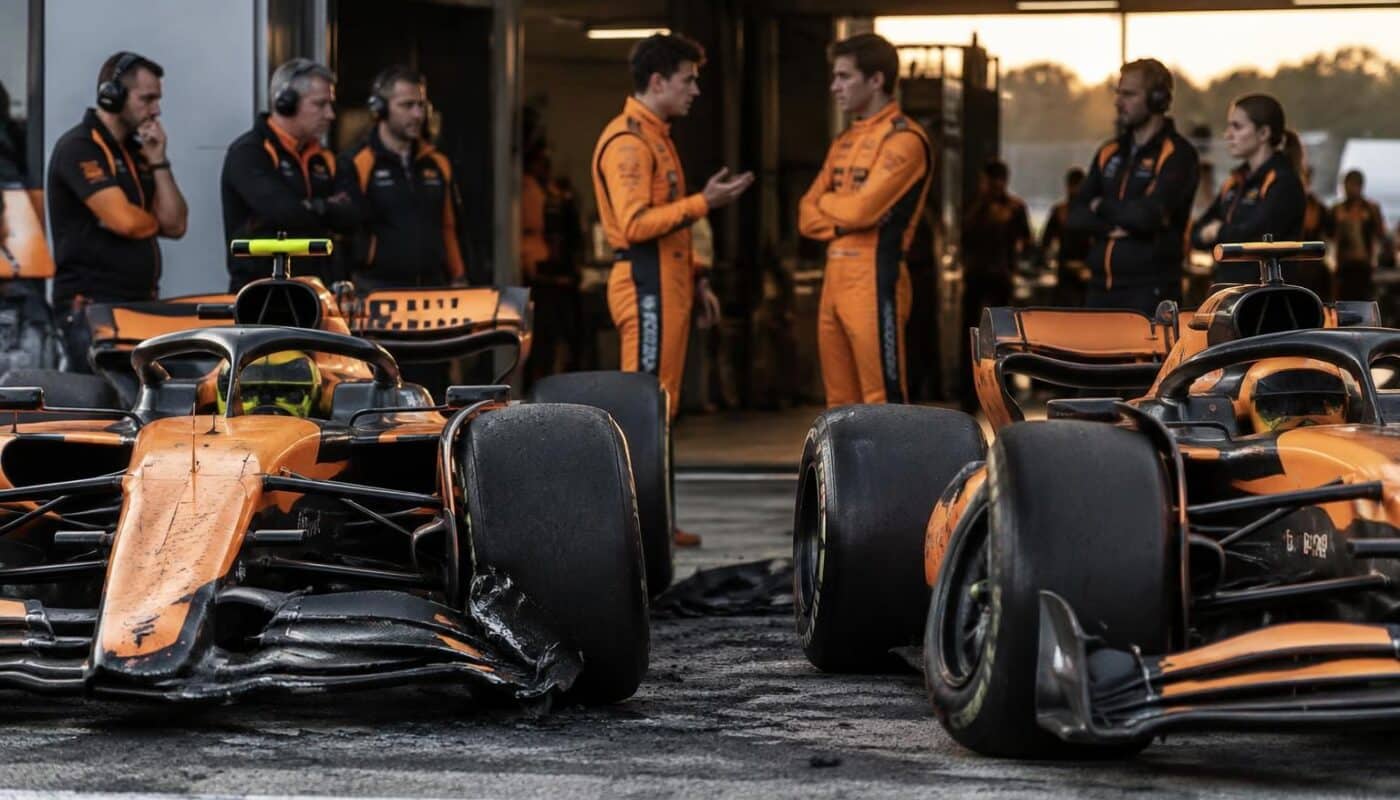 après l’accrochage entre lando norris et oscar piastri, mclaren rappelle que l’intérêt de l’écurie doit passer avant tout ego.