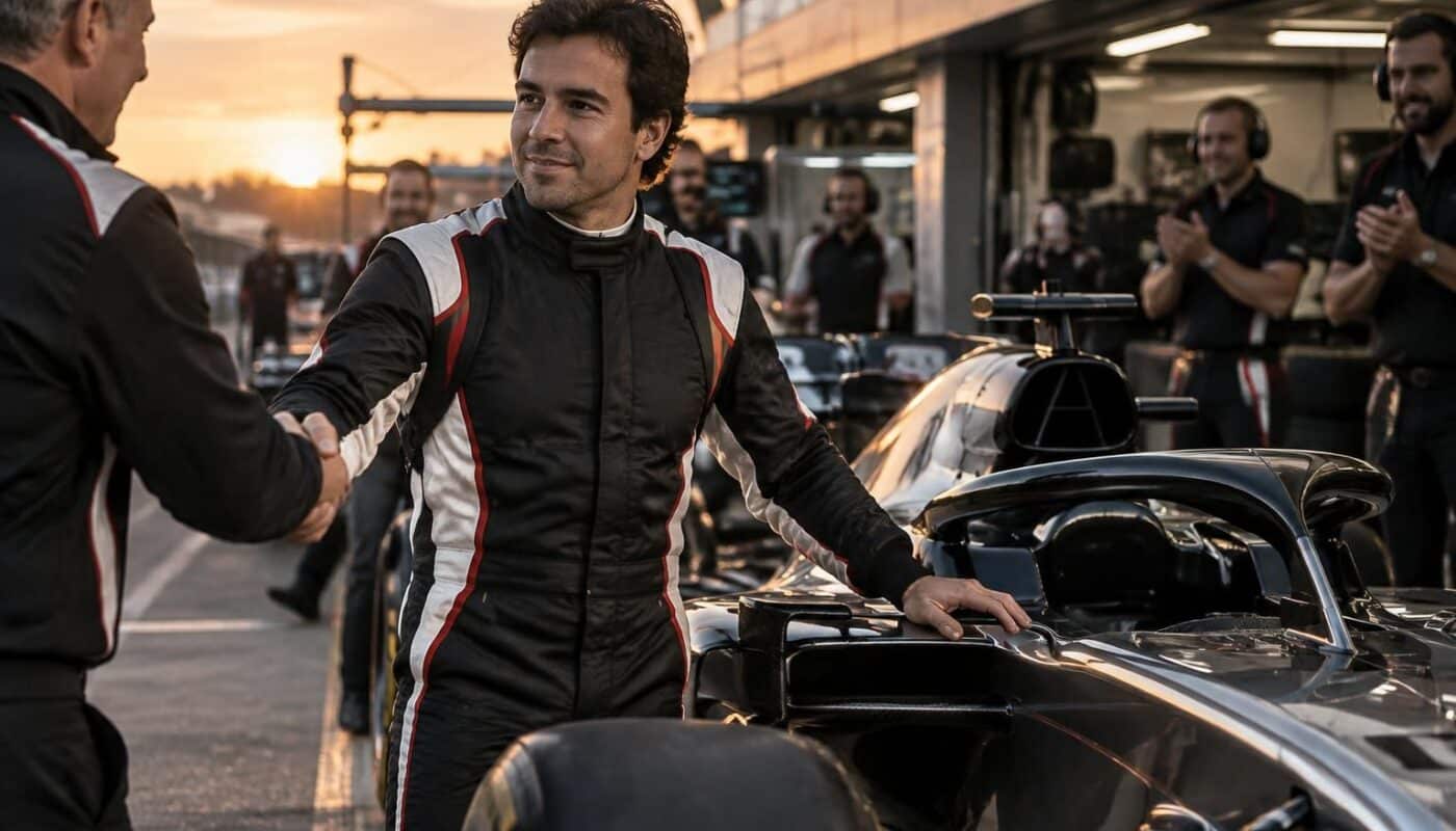 sergio pérez poursuit son aventure avec cadillac jusqu’en 2029. découvrez les détails de cet engagement et les ambitions du pilote pour la suite.