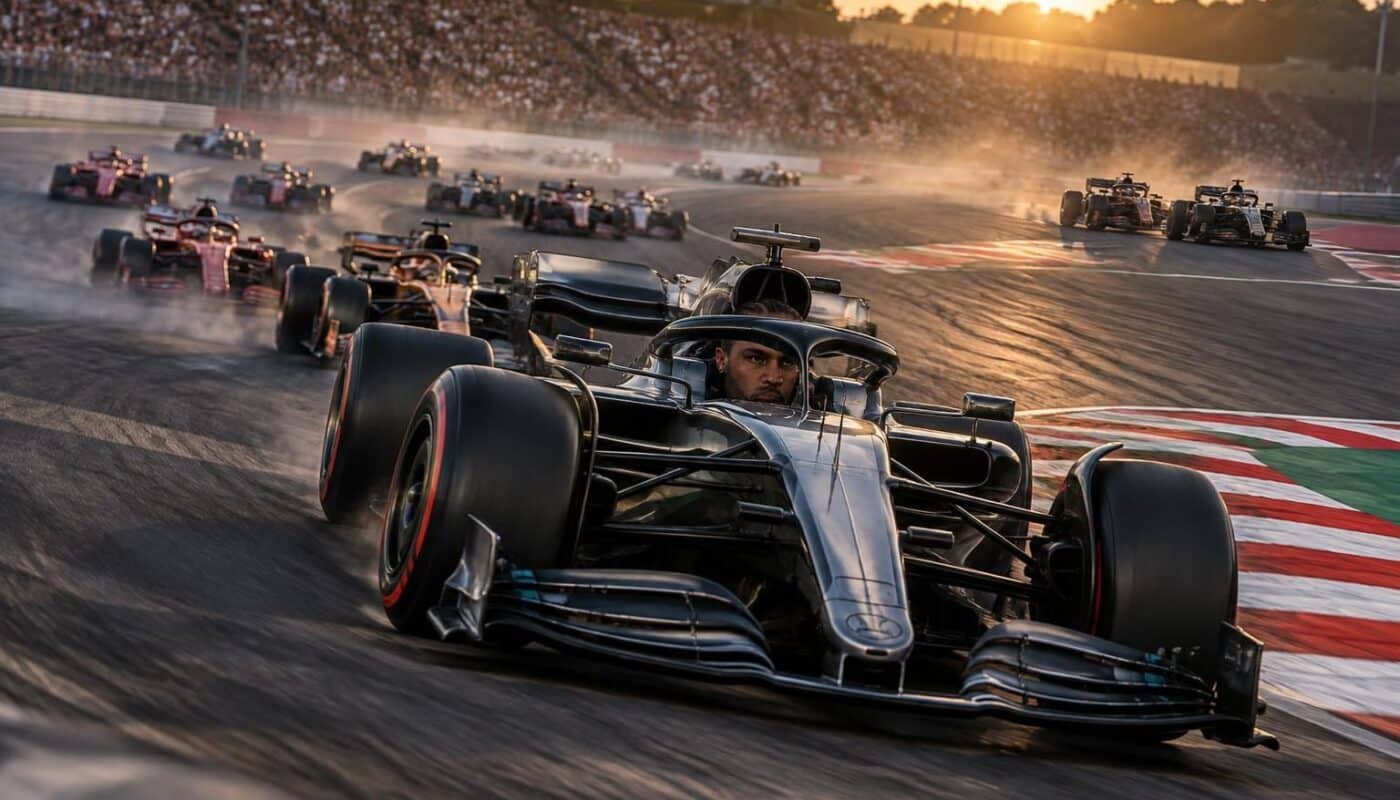 parti de la 2e place avant de chuter au 18e rang, lewis hamilton a signé une remontée spectaculaire pour décrocher le podium.
